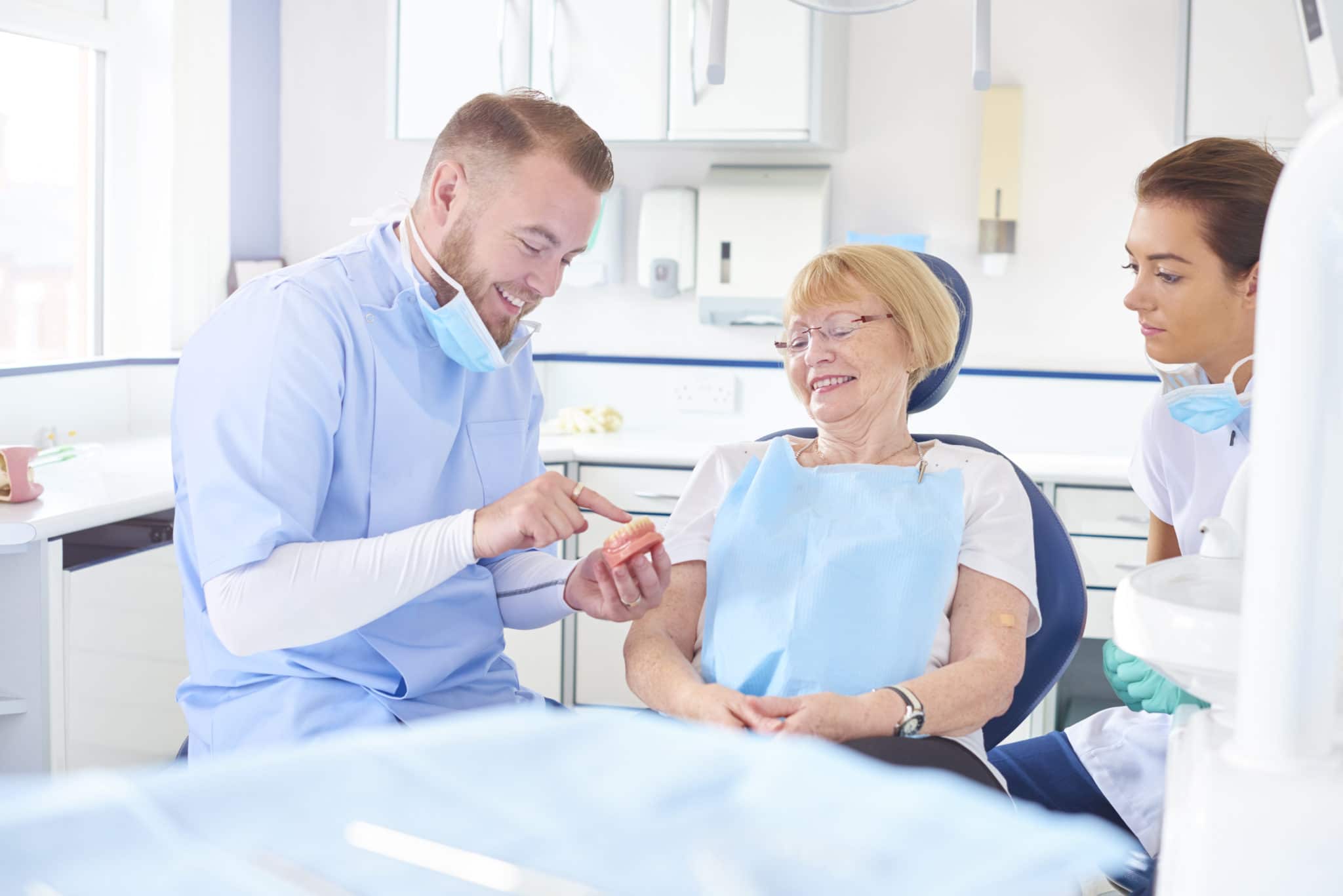 dentures provided by dentist